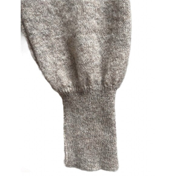 Catherine Malandrino 100% Cashmere Tan Crew Neck Tunic Sweater  NEUTRAL COZY - Picture 6 of 9